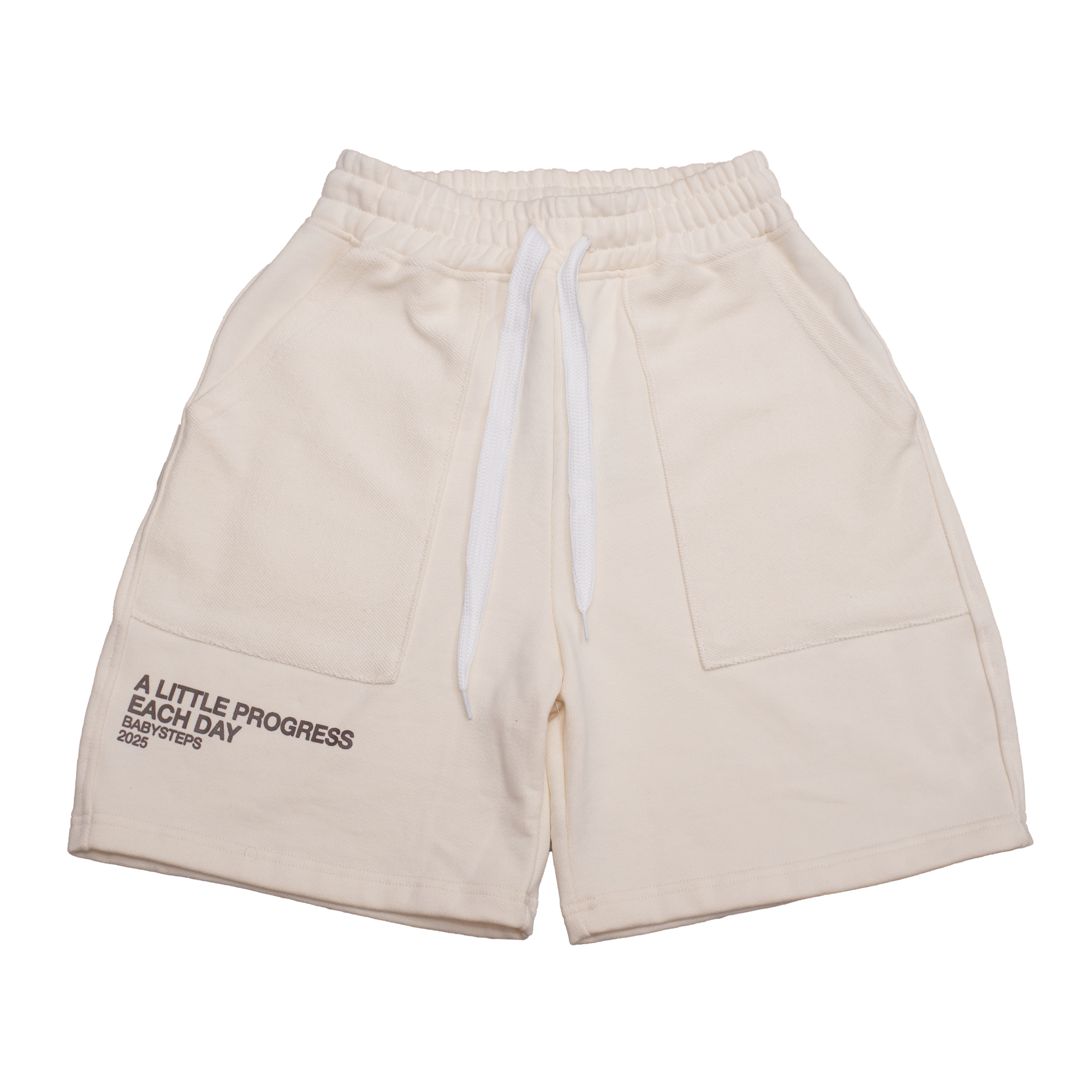 French Terry Shorts - Cream – BABYSTEPS