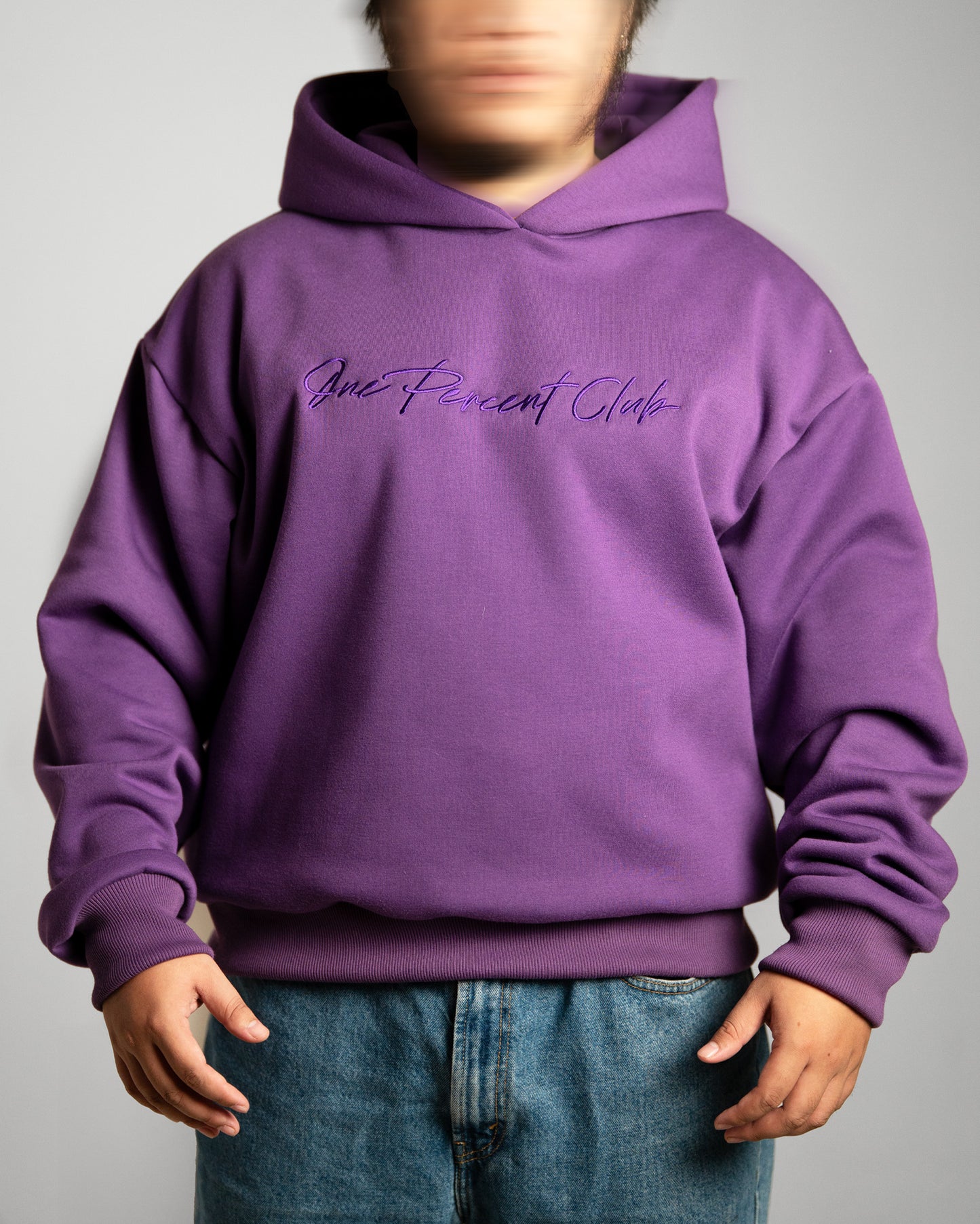 One Percent Club - Hoodie - Boxy Cropped