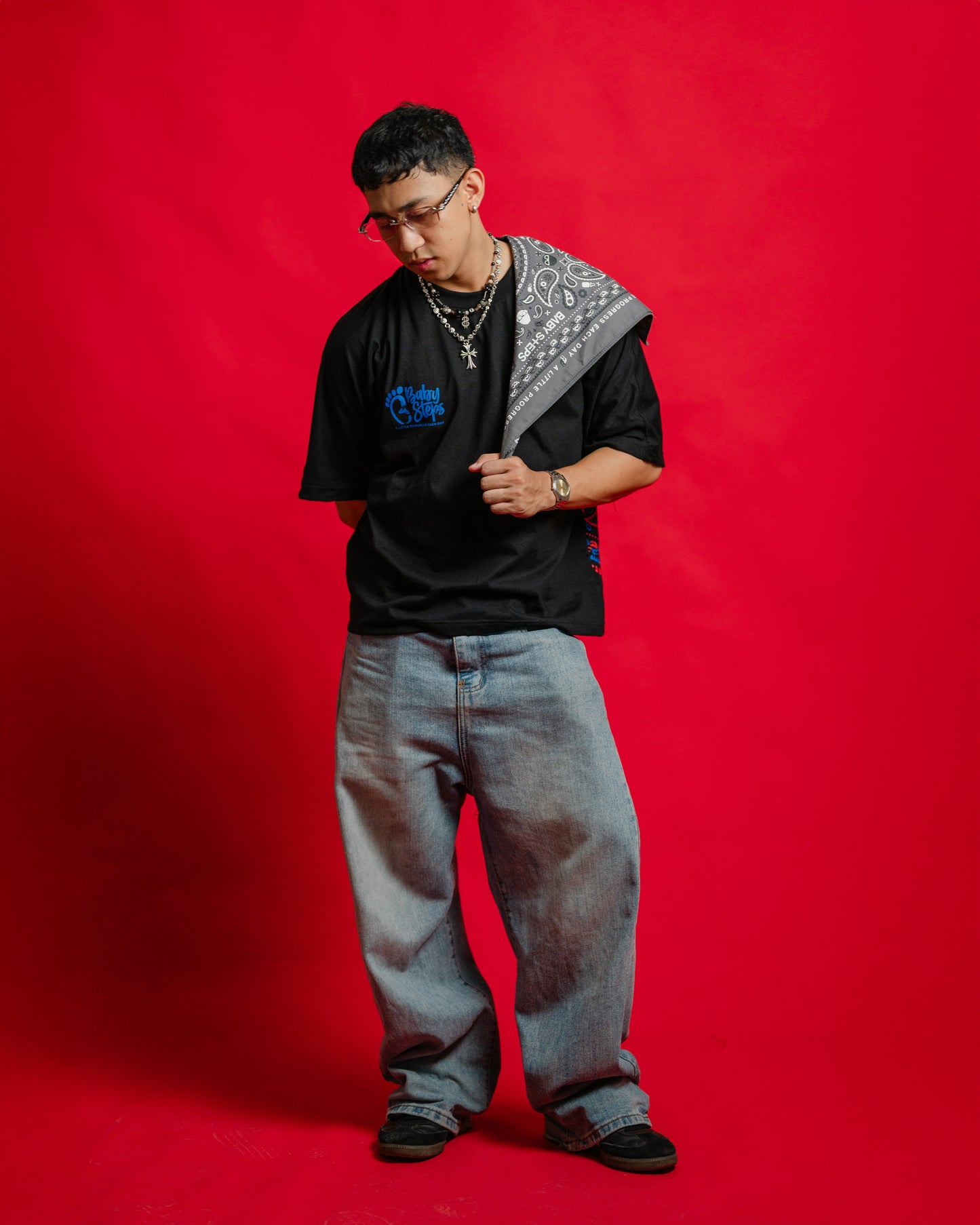 Bandana V2 - Box Tee - Black