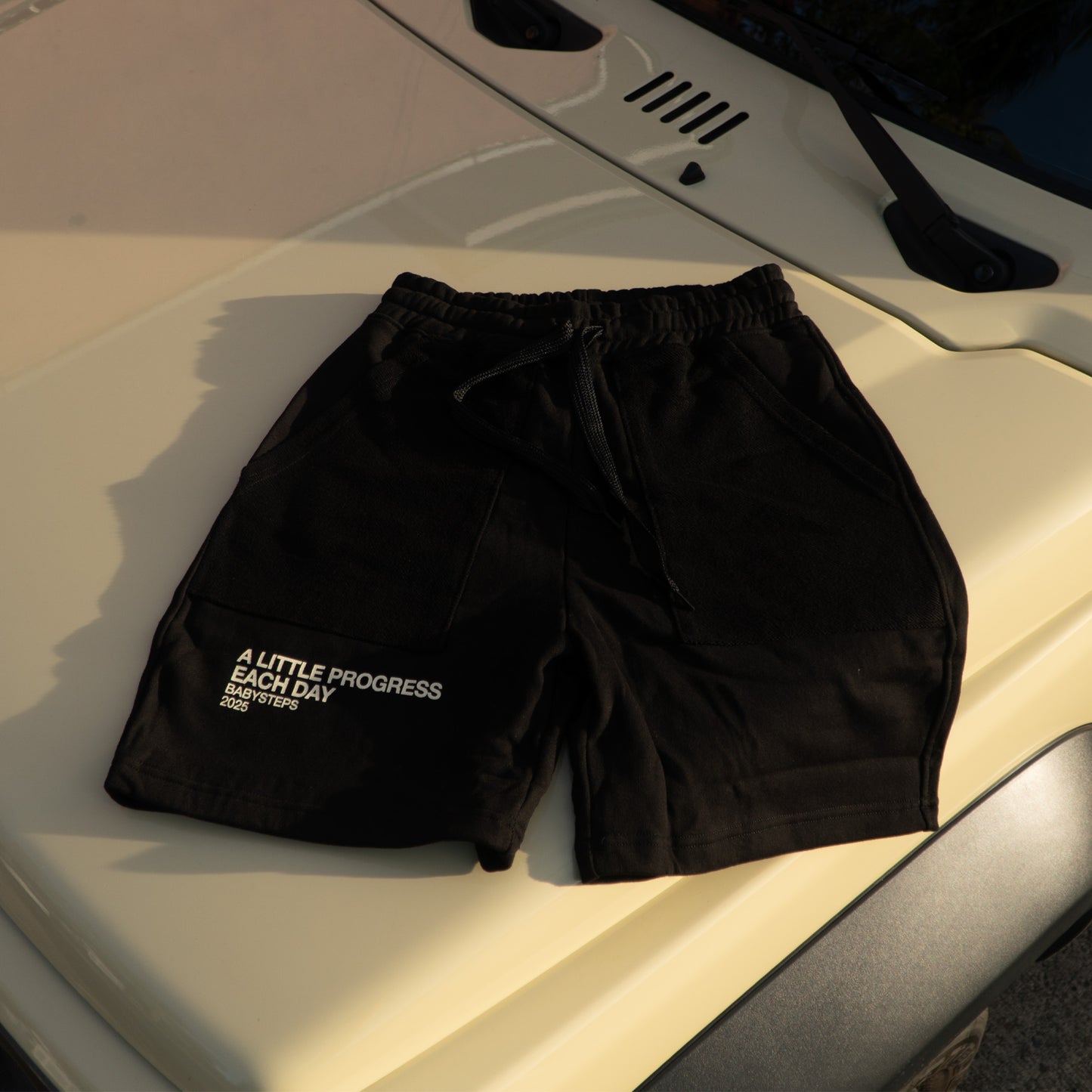 French Terry Shorts - Black