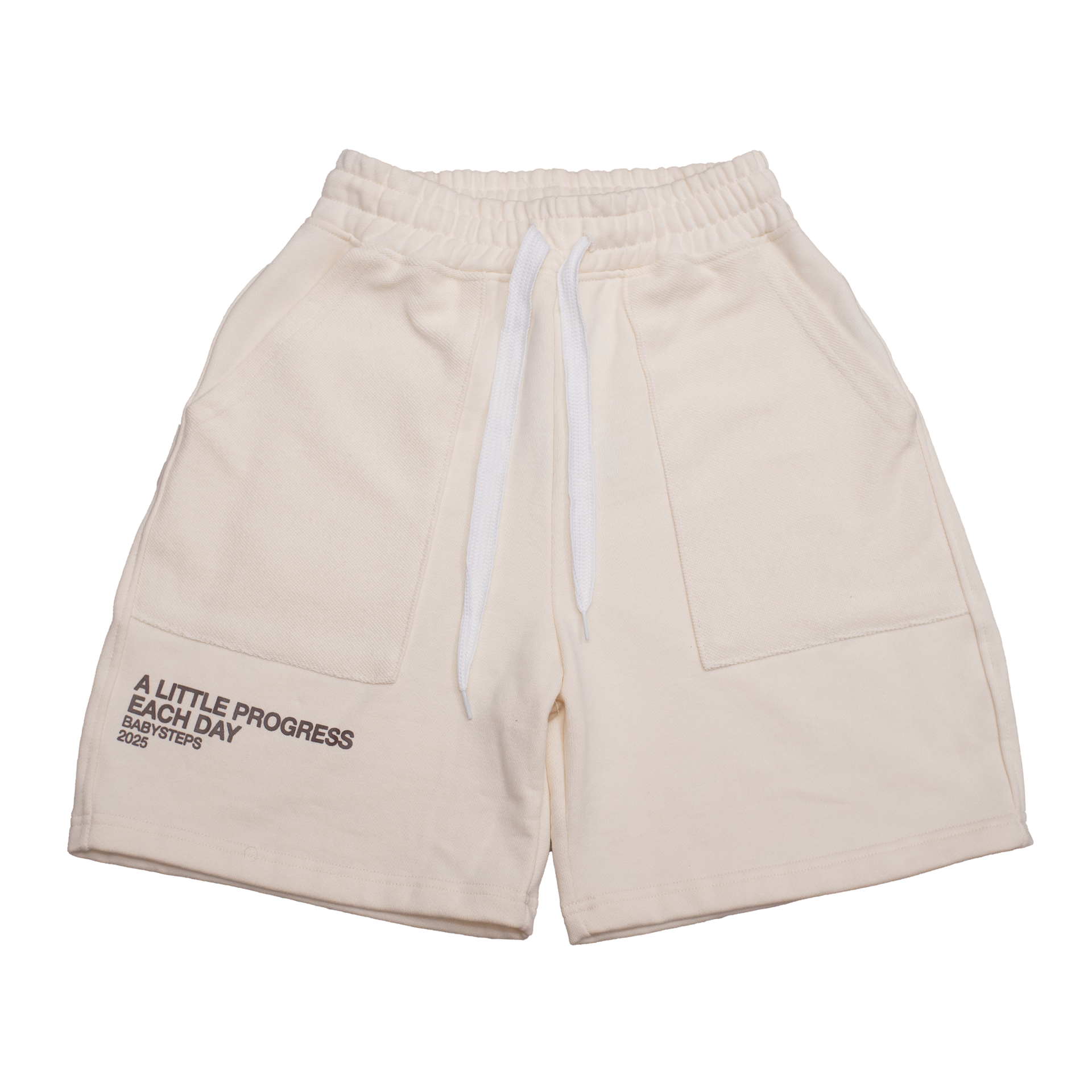 French Terry Shorts - Cream – BABYSTEPS