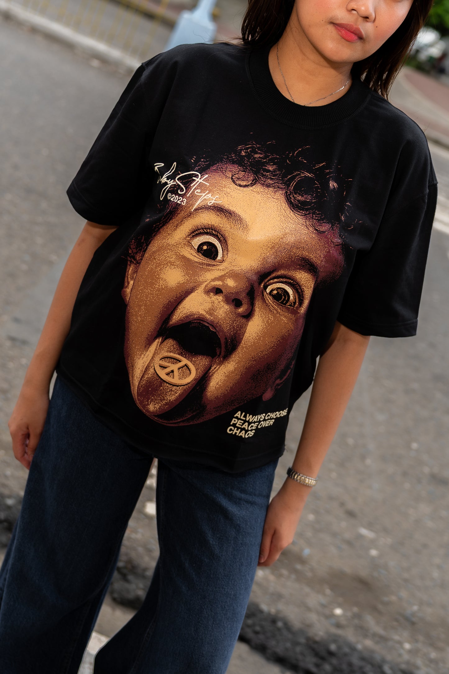 P001 - Box Tee - Black