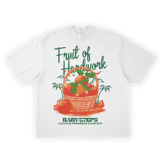 FRUIT OF HARDWORK - MOCK NECK TEE