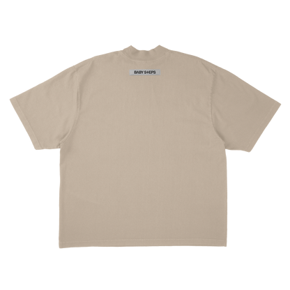 ORIGINALS V2 - WHEAT MOCKNECK TEE