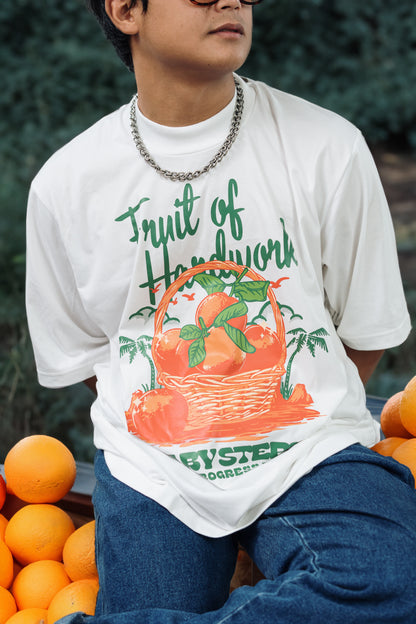 FRUIT OF HARDWORK - MOCK NECK TEE